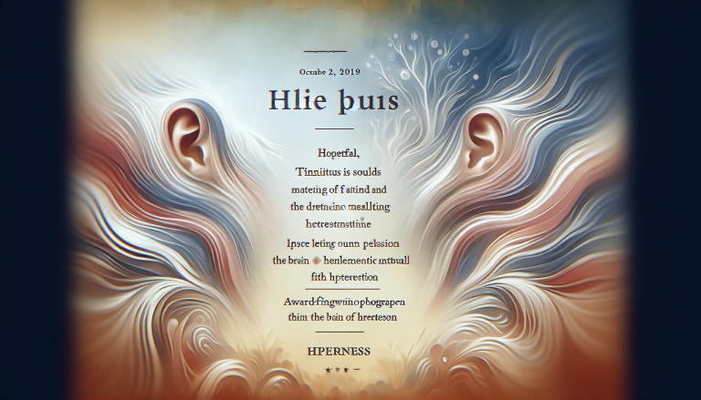 Tinnitus and Dizziness: Hearing Changes in Hypertension